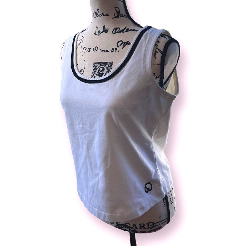 St. John Sport knit cropped tank top